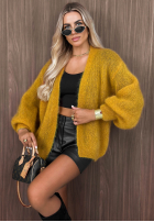 Krótki Cardigan Comfort First Senffarben