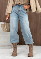 Hose Jeans mom fit Street Rhythm Hellblau