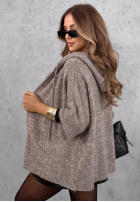 Pullover z kapturem Soft On Me Olivgrün