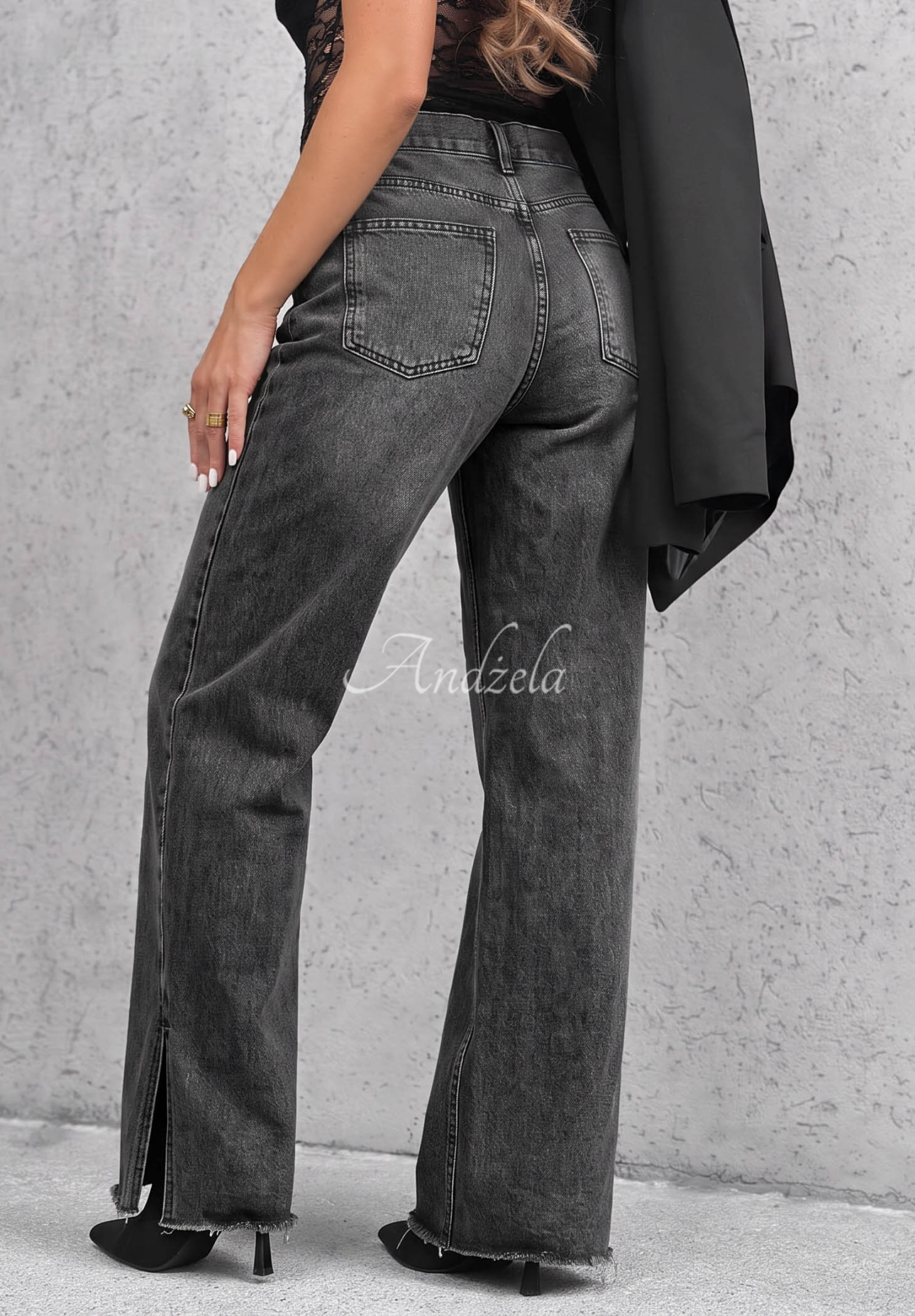 Straight-Jeans New Days Grau