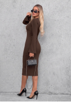 Kleid longsleeve dzwonek Champagne Nights Schwarz