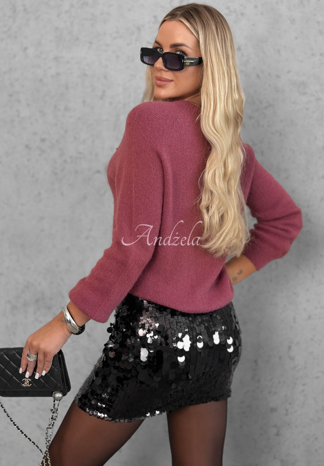 Weicher Pullover mit Baby-Alpaka Warm Enough Rosa
