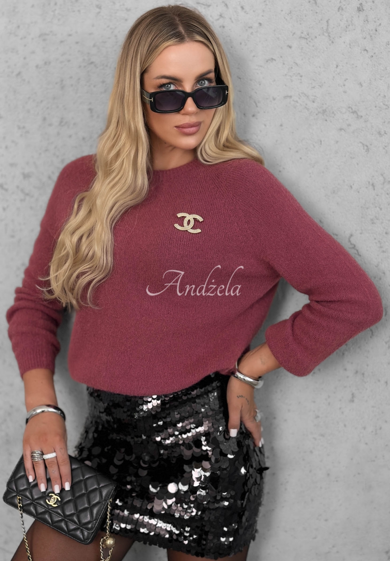 Weicher Pullover mit Baby-Alpaka Warm Enough Rosa
