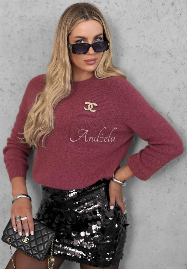 Weicher Pullover mit Baby-Alpaka Warm Enough Rosa