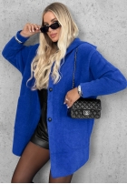 Płaszcz Alpaka Montecarmelo Cobalt