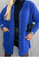 Płaszcz Alpaka Montecarmelo Cobalt