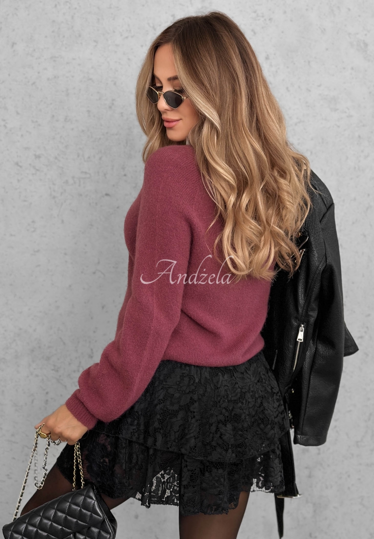 Weicher Pullover mit Baby-Alpaka Warm Enough Rosa