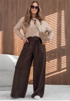 Krótki Cardigan z wiązaniem Pretty Please Rot