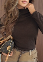 Leicht Pullover z golfem Daily Drama Schwarz