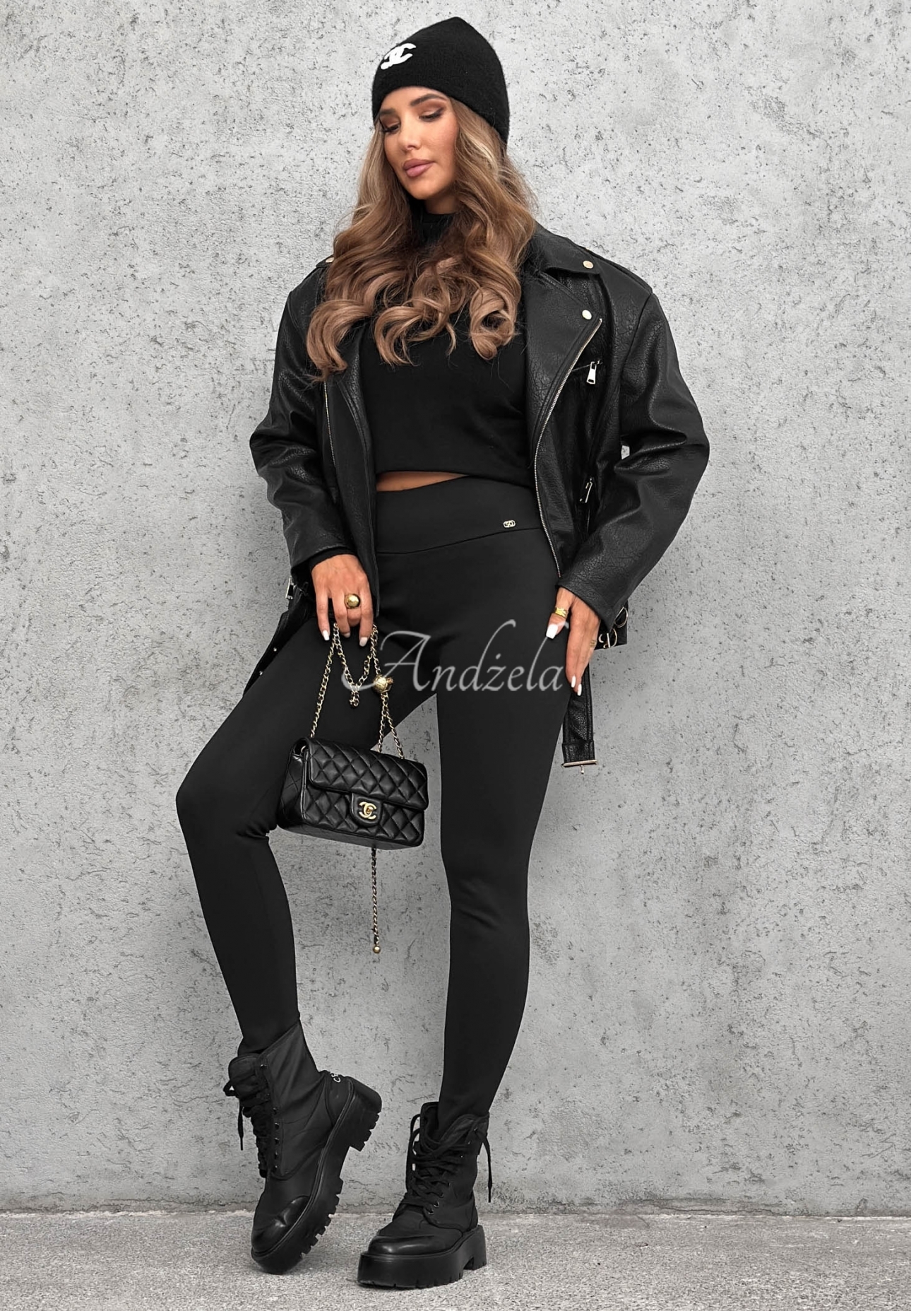 Gefütterte Leggings Active Mood Schwarz