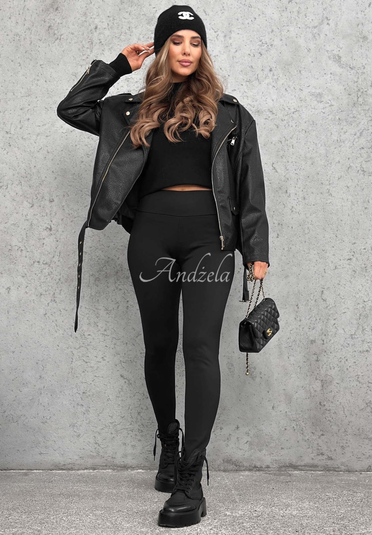 Gefütterte Leggings Active Mood Schwarz