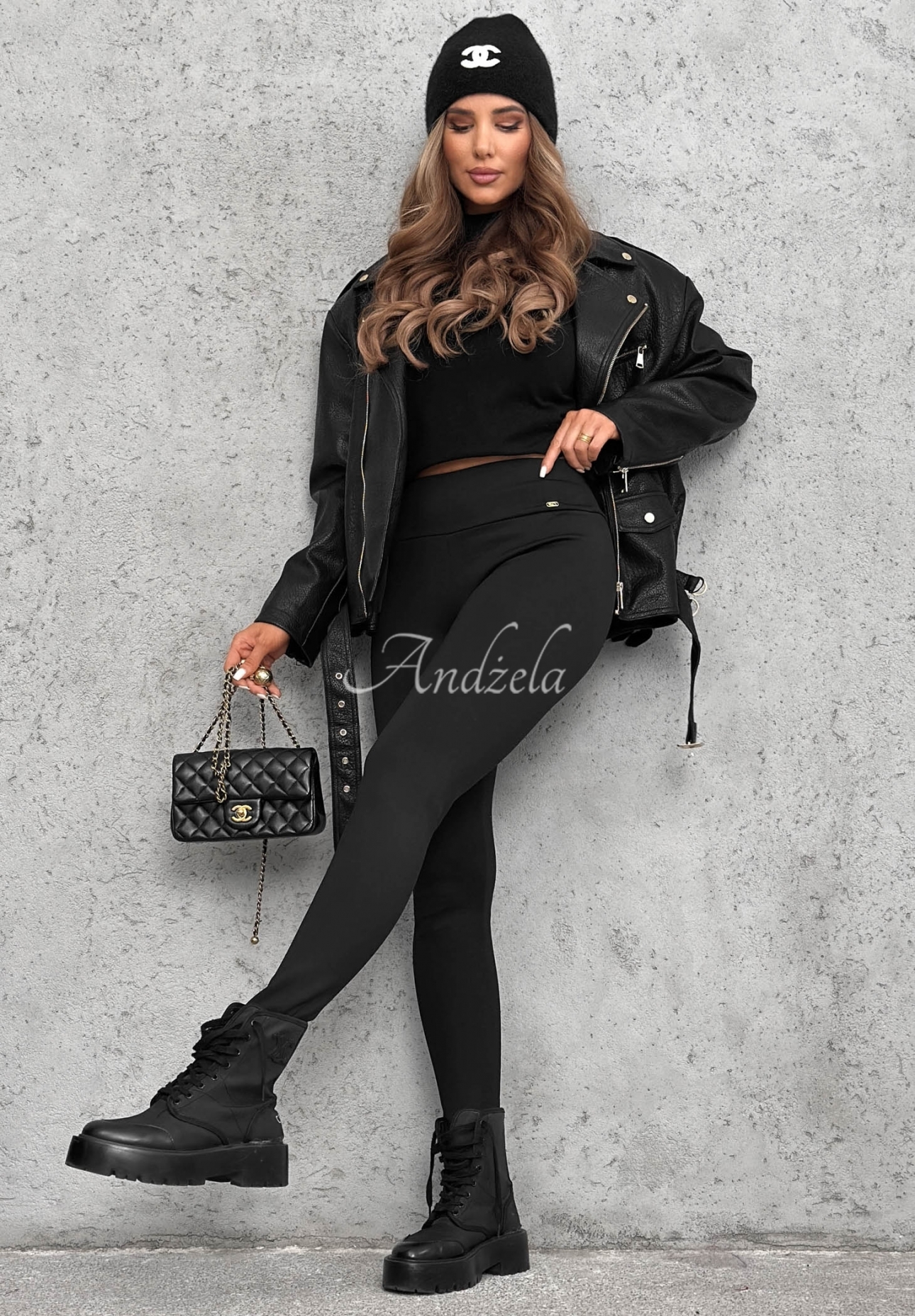 Gefütterte Leggings Active Mood Schwarz