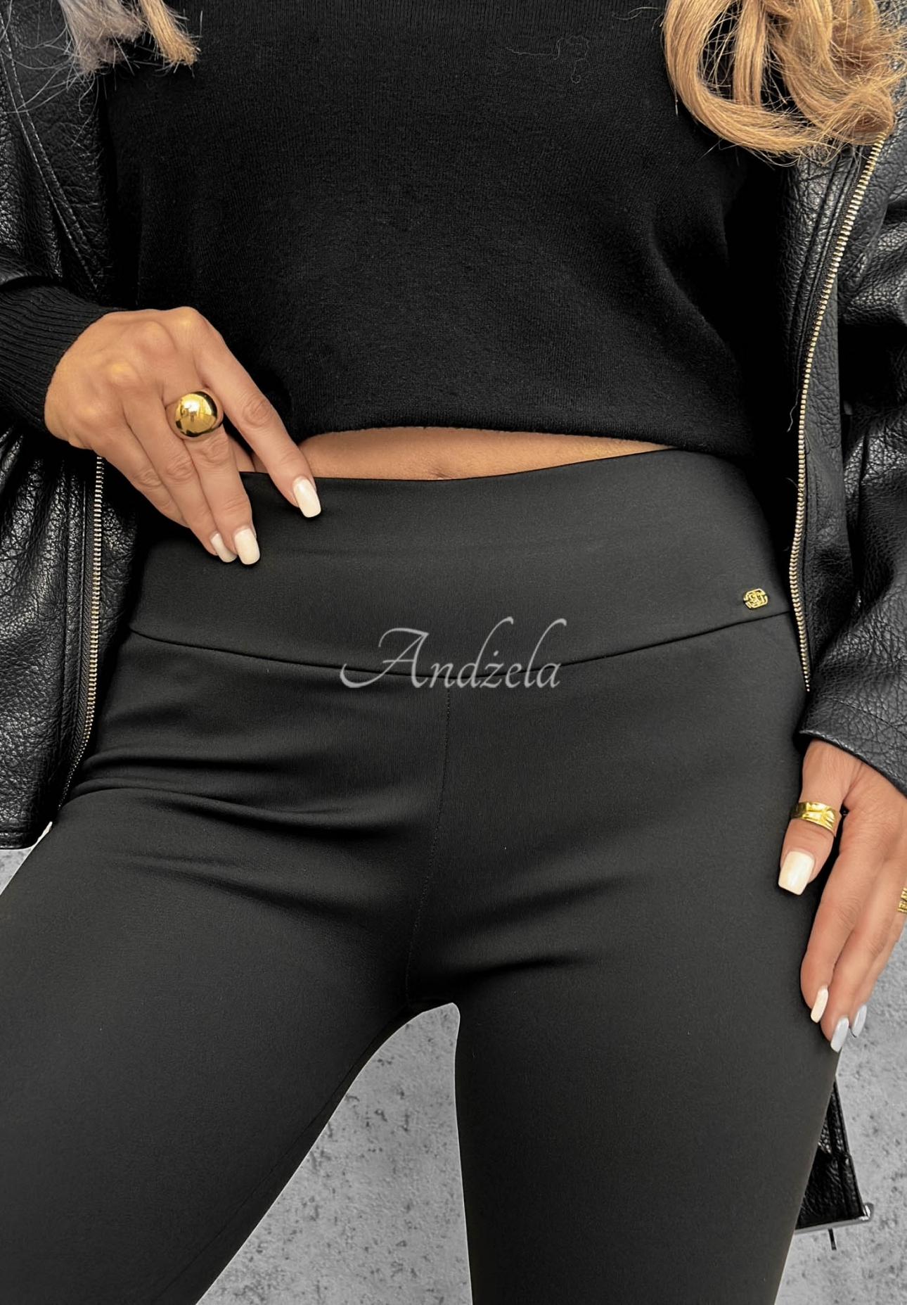 Gefütterte Leggings Active Mood Schwarz