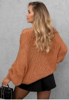 Miękki Pullover oversize Sugar Babe Beige
