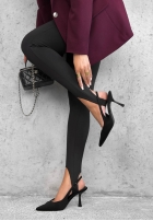 Leggings z zapiętkami Personal Touch Schwarz