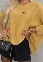 Pullover oversize Mellow Light Schokoladenbraun