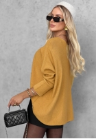Pullover oversize Mellow Light Schokoladenbraun
