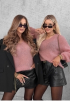 Pullover z dekoltem w serek Chilly Mornings Blau