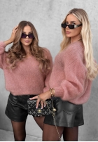 Pullover z dekoltem w serek Chilly Mornings Blau