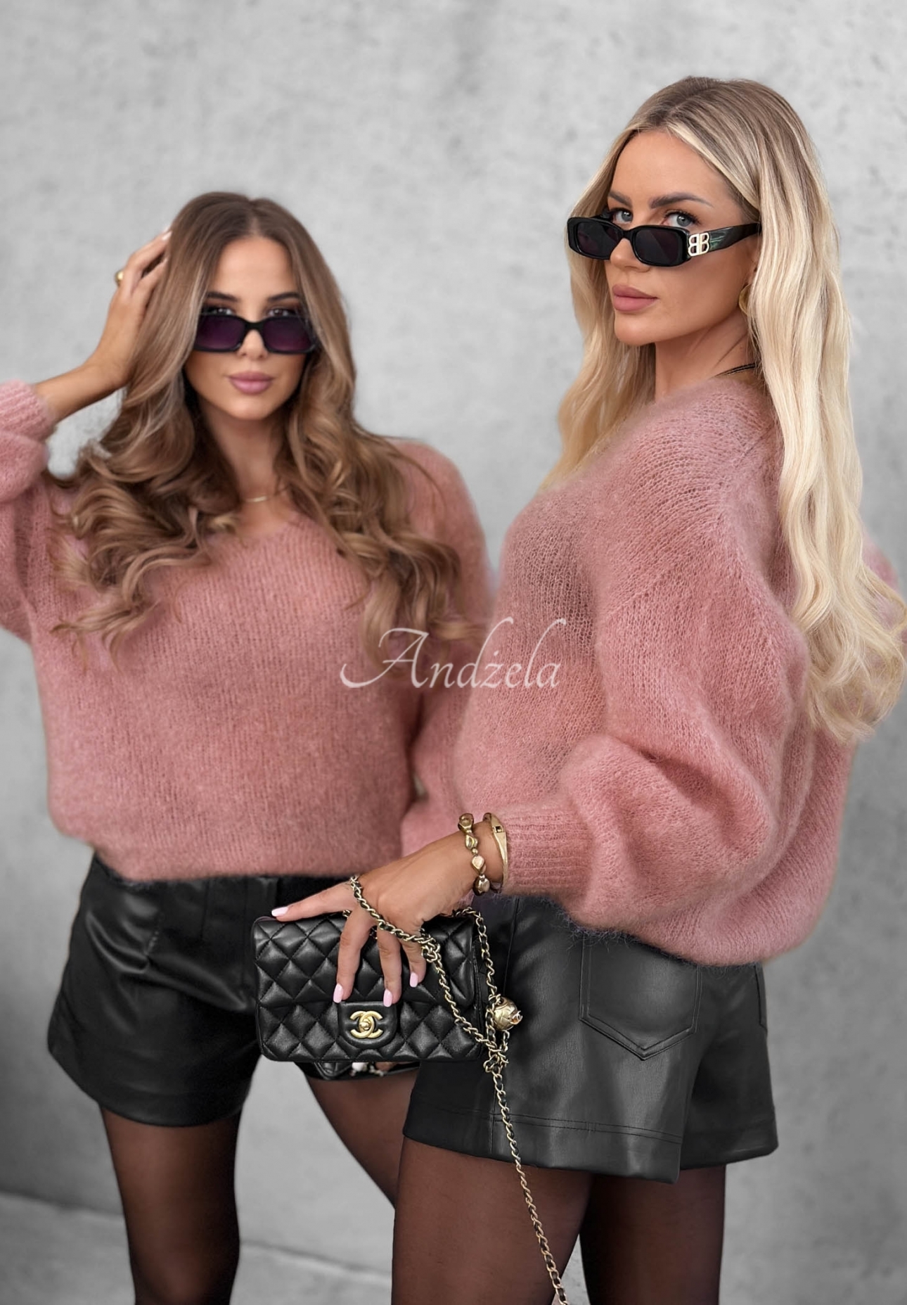 Mohairpullover Touch Of Autumn Rosa
