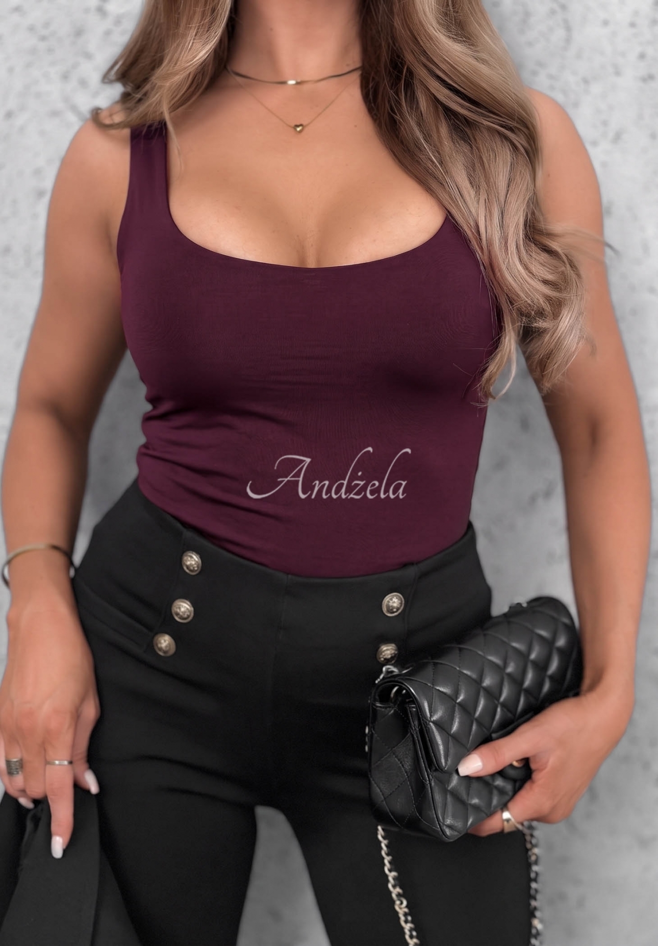Tanktop Solaria Beerenfarben