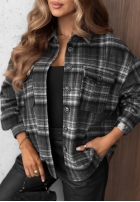 Hemd z kołnierzem w kratę Maple Plaid Dunkelblau