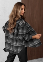 Hemd z kołnierzem w kratę Maple Plaid Dunkelblau