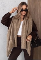 Szalik z wełną Copper Sky Beige
