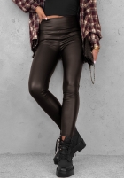 Skórzane Leggings Be Like Me Schwarz
