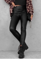 Skórzane Leggings Be Like Me Schwarz