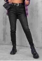 Hose Jeans z paskiem On My Way Schwarz