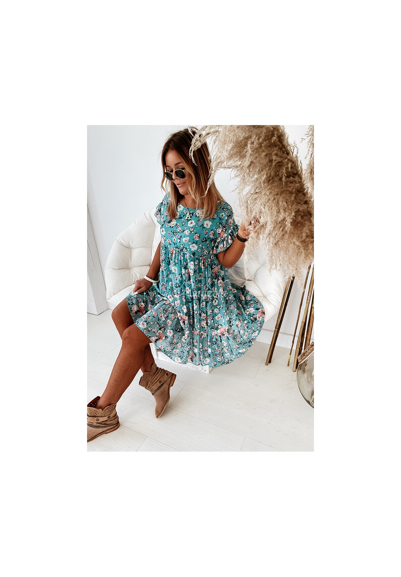 Bellarose Blue Floral Dress
